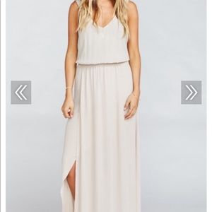 Show Me Your MuMu Kendall Maxi Dress Crisp